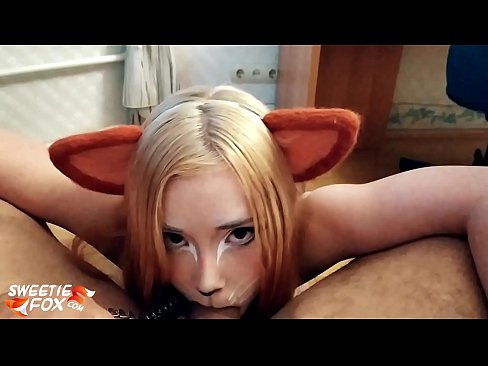 ❤️ Kitsune slikke dick en cum yn har mûle ️❌ Homemade porno by wy ❤